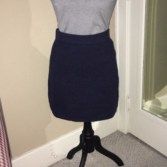 LOFT Dresses & Skirts - Loft Navy Knit Skirt